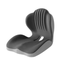 Ergonomic Memory Foam Seat Cushion with Lumbar Support – Pressure Relief, Height Boost, Universal Fit
