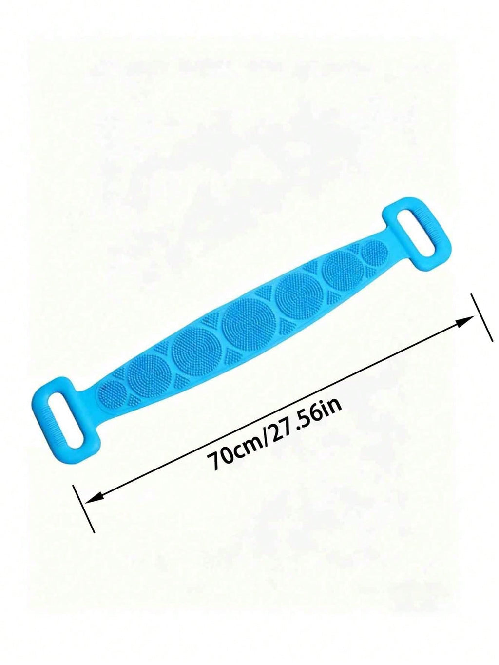 1pc Silicone Exfoliating Bath Brush, Non-Slip Handle, Reusable, Suitable For All Ages Men And Women. Easy To Hang And Clean, Perfect For Bathing, Spa Treatment And Daily Skincare.